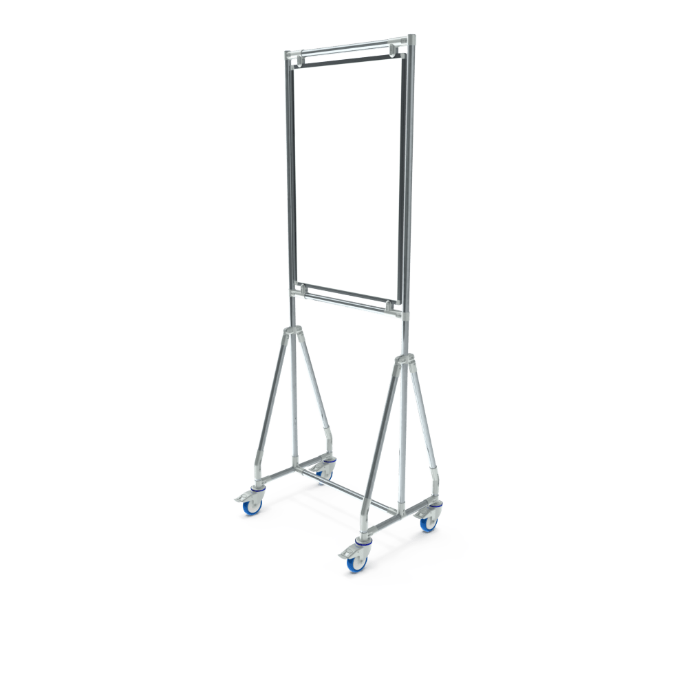 Verrijdbaar whiteboard