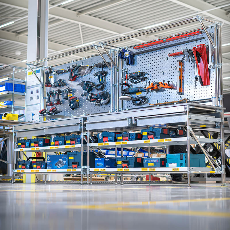 Stoły warsztatowe operational excellence