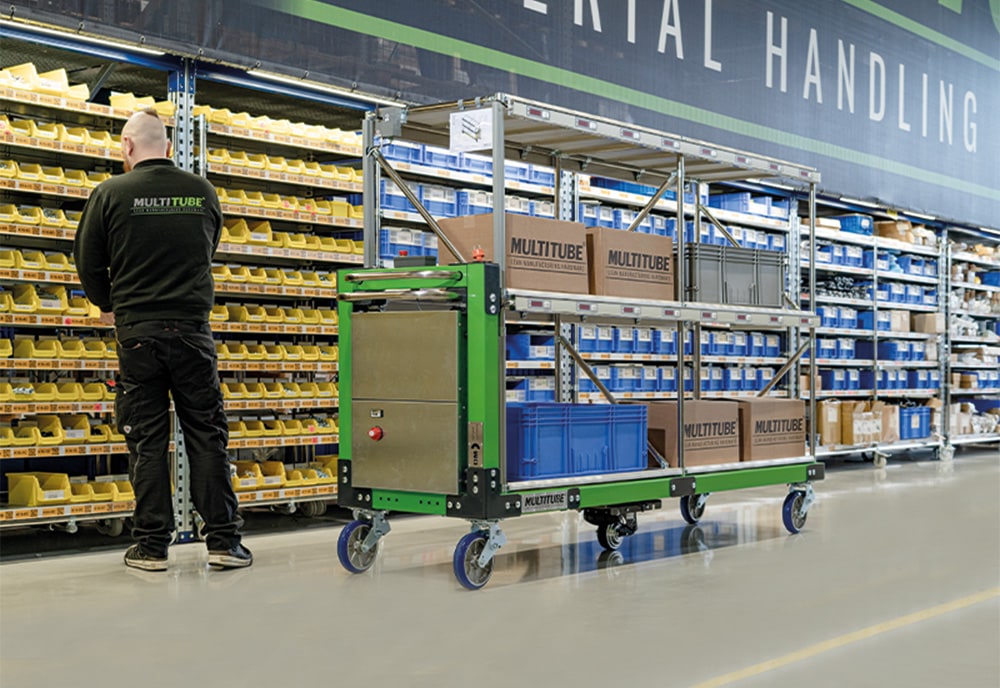 elektrische orderverzamelwagen