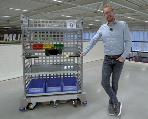 Ciężarówka typu pick-up z napędem pokazowym, Blickle EM500