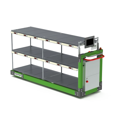 E-pick-to-light cart