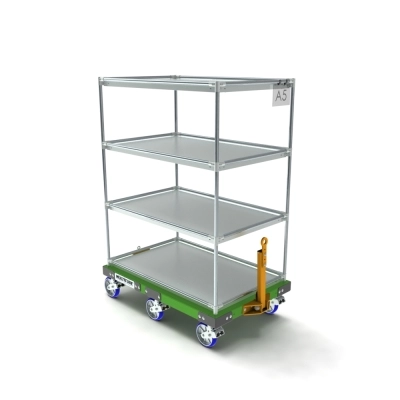 Shelf cart single