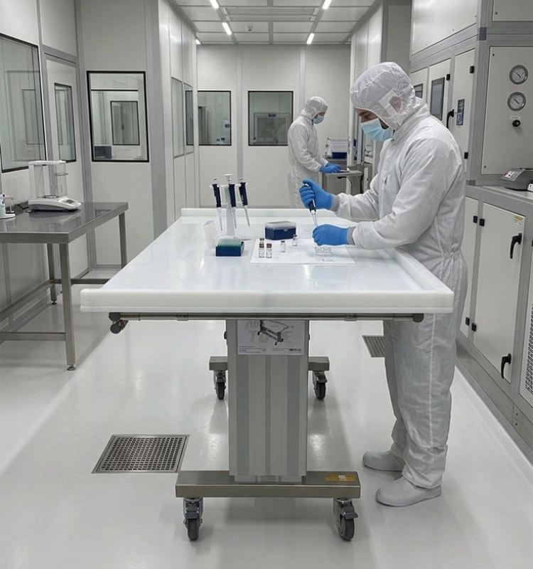 Cleanroom tafel