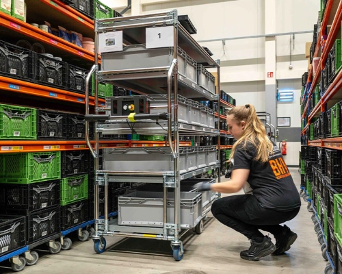 E-pick cart