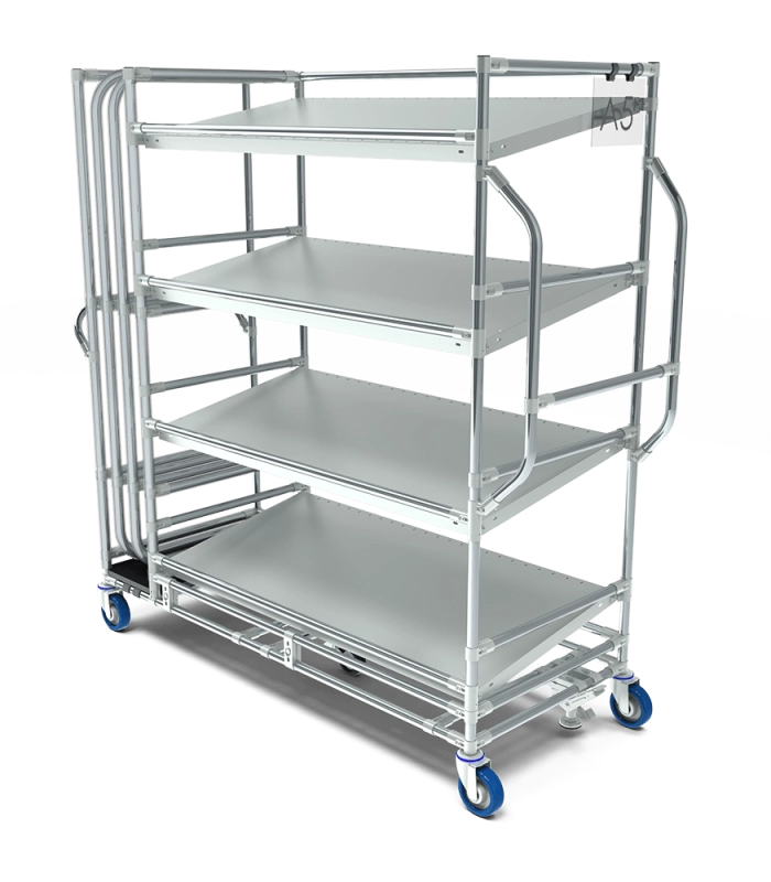 Orderpickkar met deel voor platen | 708742