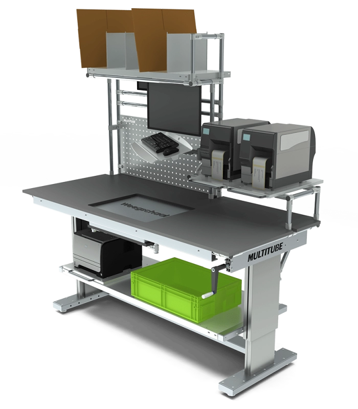 Manueel verstelbare inpaktafel | 708824