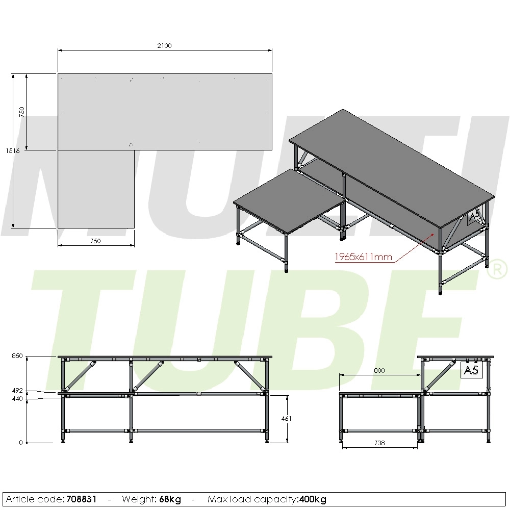 Vlakke werktafel | 708831