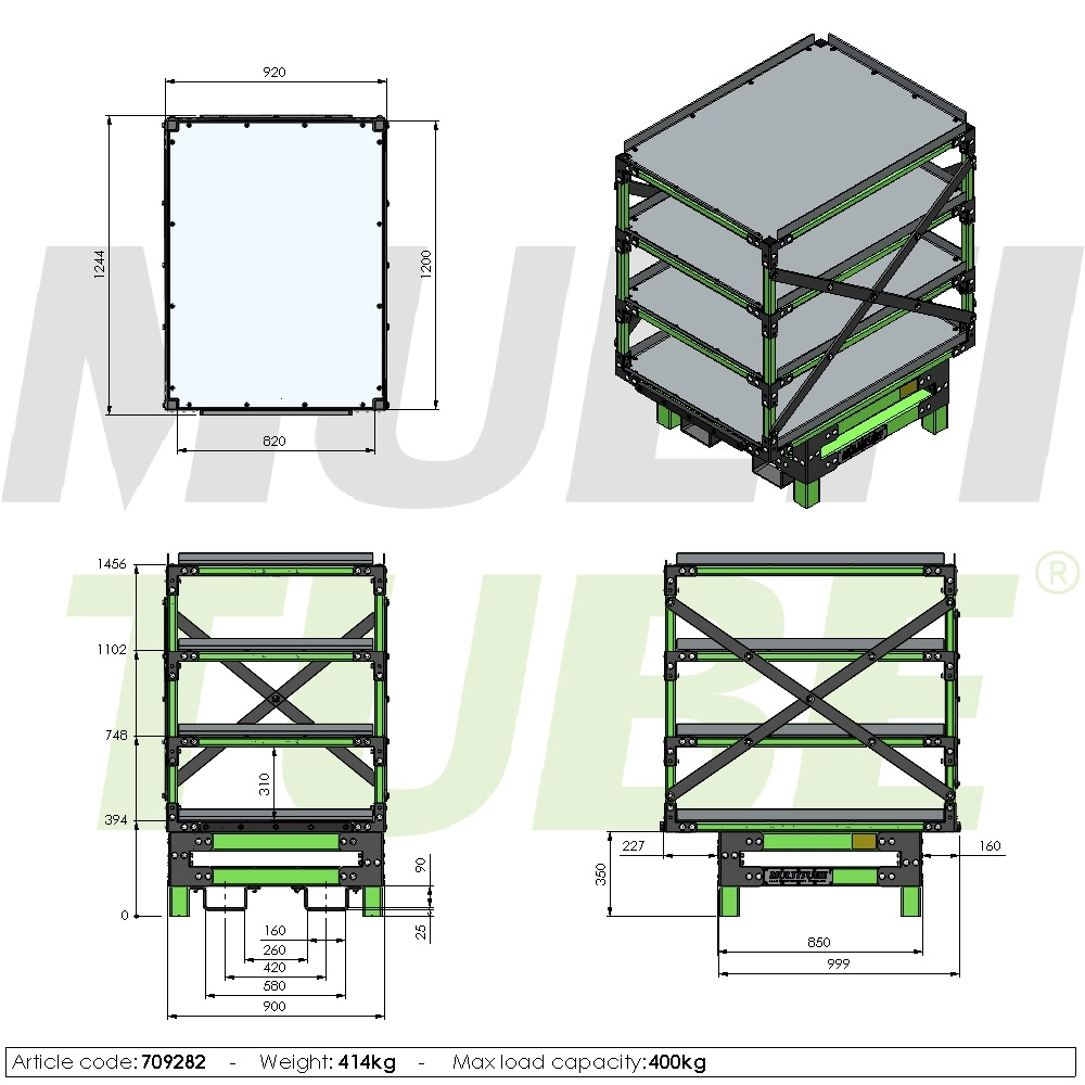 Shelf platform for EPT | 709282