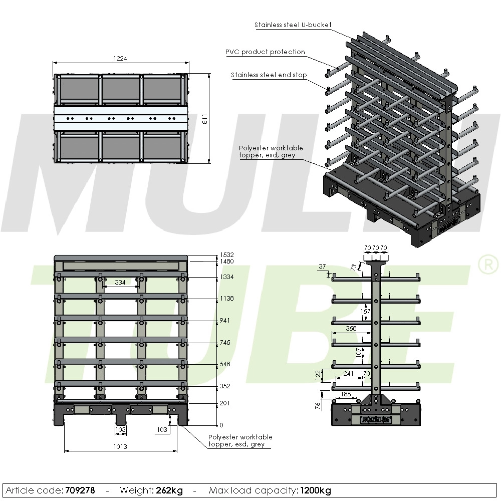 Hanging cart for forklift| 709278