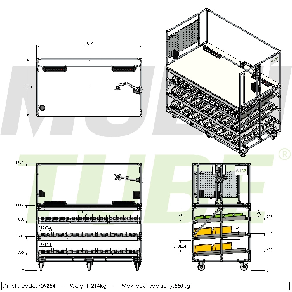 Mobiel werkstation | 709254