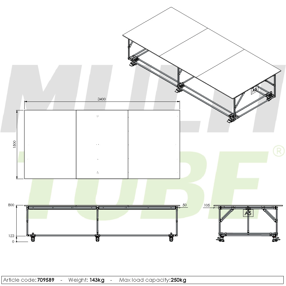 Płaski stół roboczy | 709589