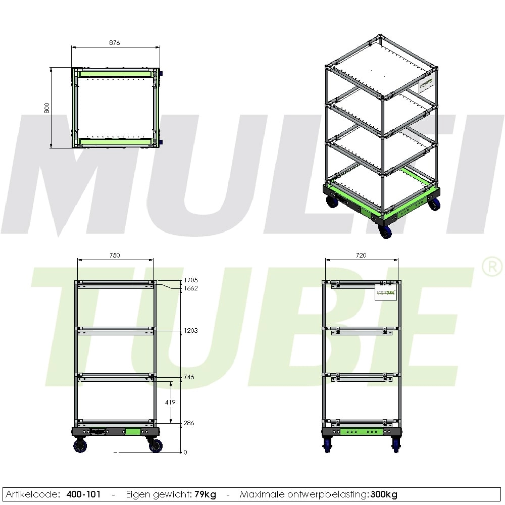 Shelf cart | 400-101
