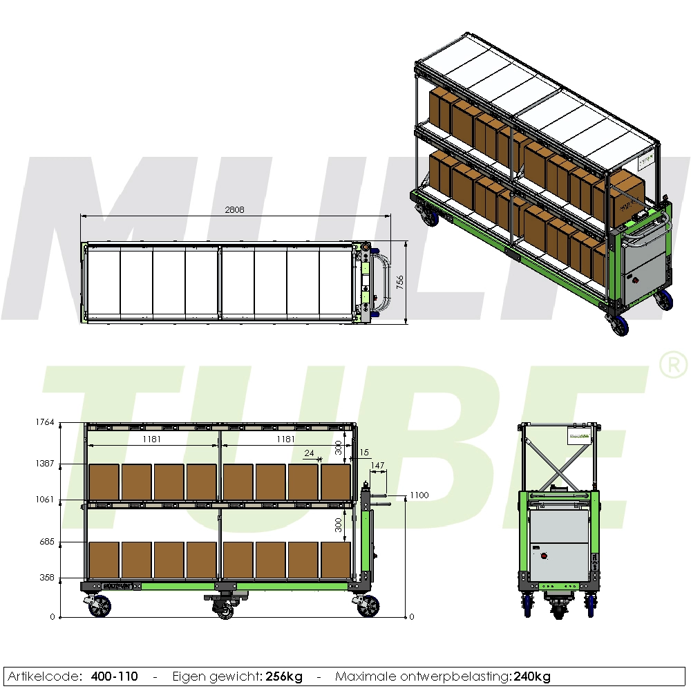 E-pick-to-light cart | 400-110
