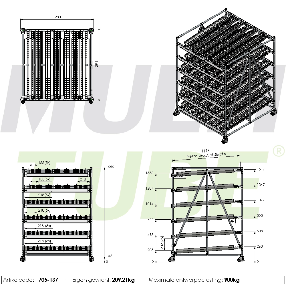 Flow rack | 705-137