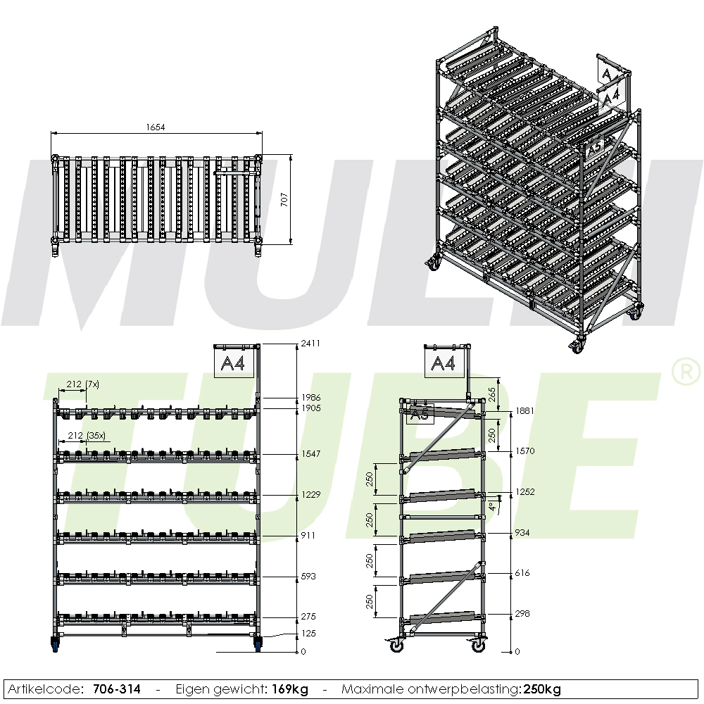 Kanban rack | 706-314