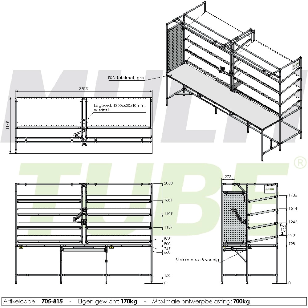 ESD Werktafel | 705-815