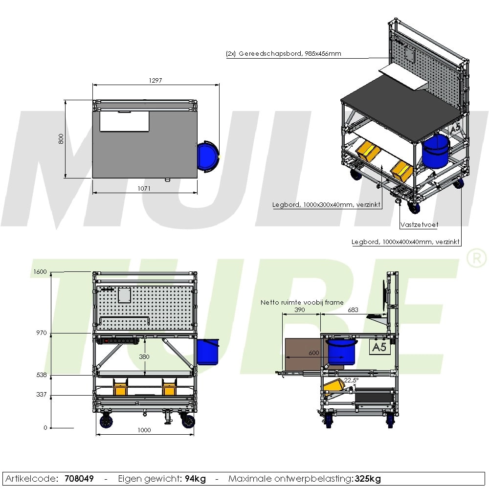 Mobiele printtafel | 708049