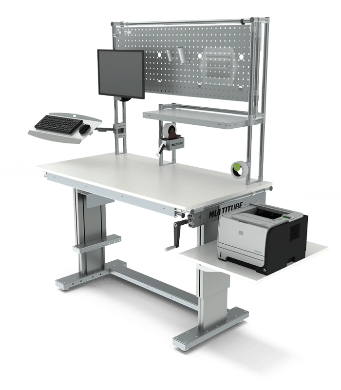 Manually adjustable workbench | 706-768
