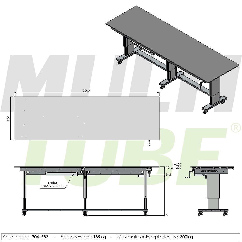 Adjustable workbench | 706-583