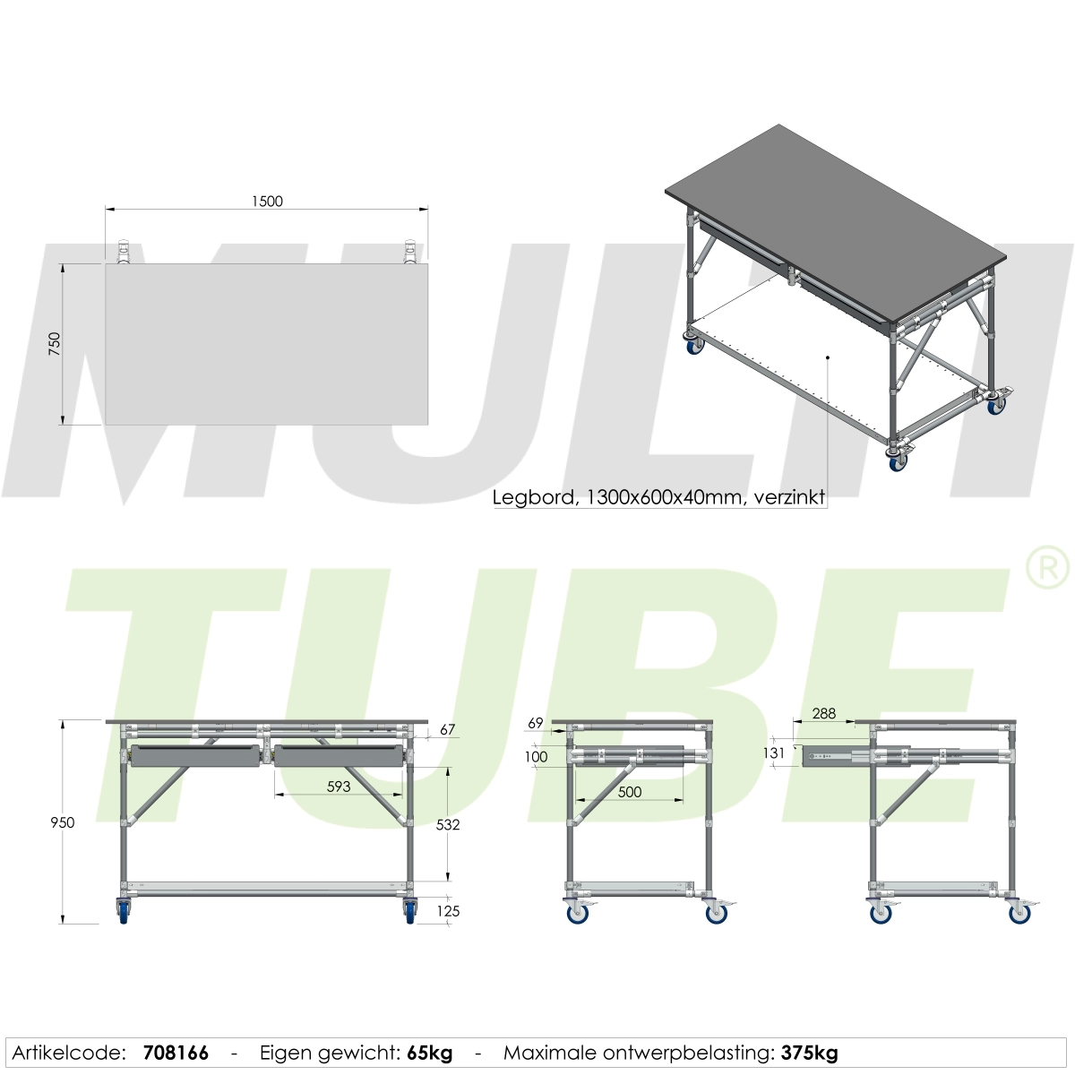 Mobiele tafel | 708166