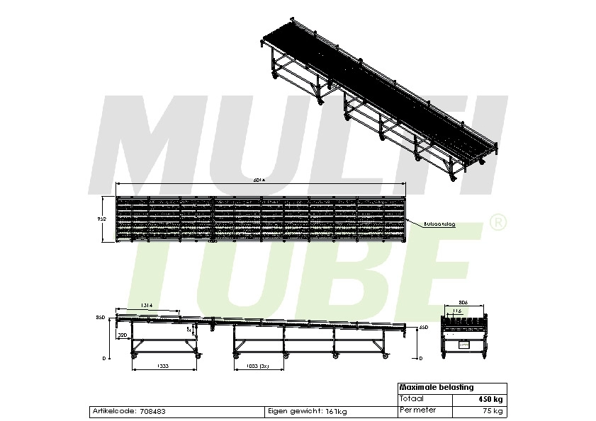Gravity roller conveyor | 708483