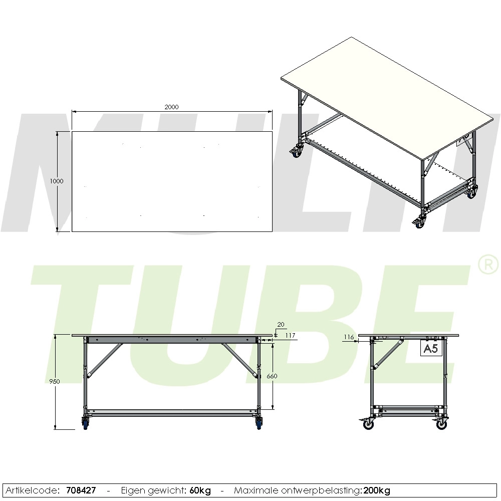 Vlakke werktafel | 708427