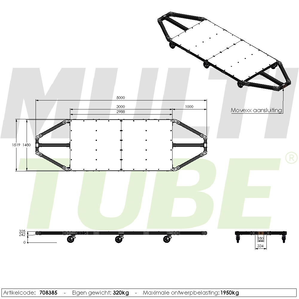 Large platform cart | 708385