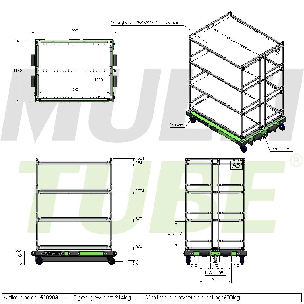 Forklift order picking cart | 510203