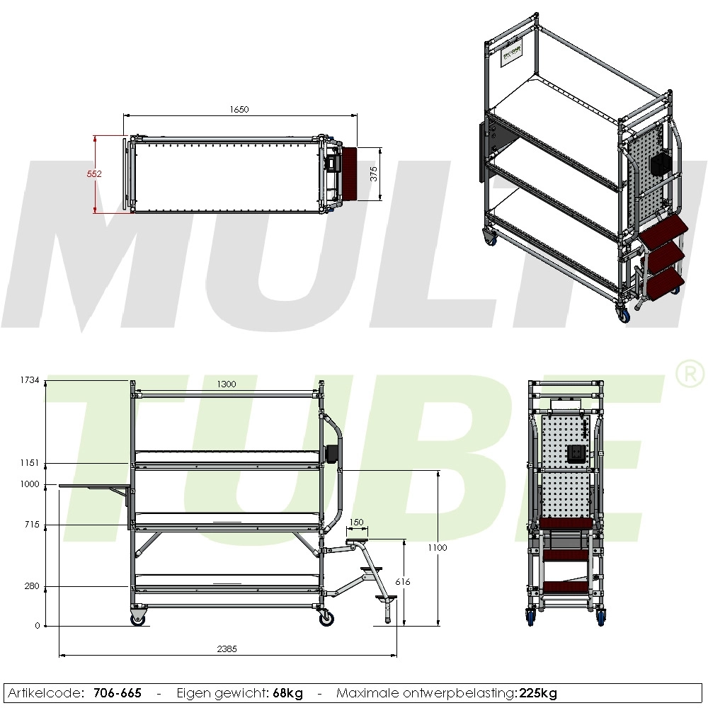 Orderverzamelwagen | 706-665
