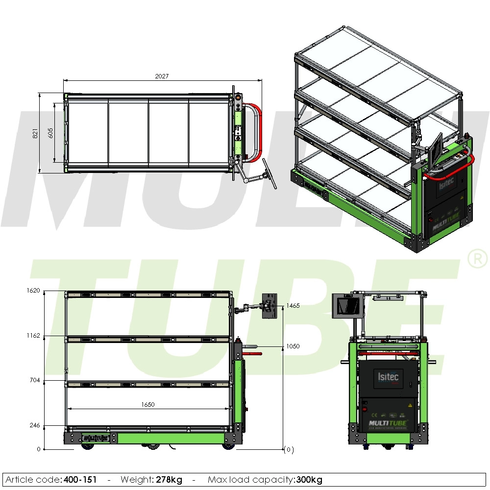E-pick-to-light cart | 400-151