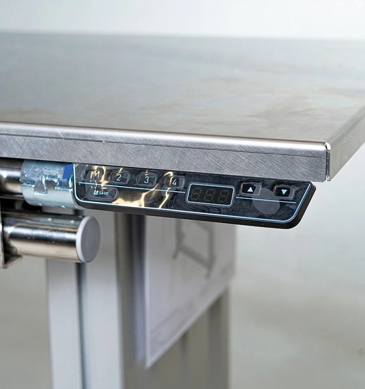 Elektrisch verstelbare inpaktafel